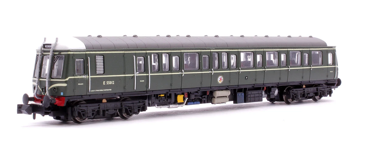 2D-015-004D Class 122 E55012 BR Green with Whiskers (Preserved) Diesel Locomotive - DCC Fitted