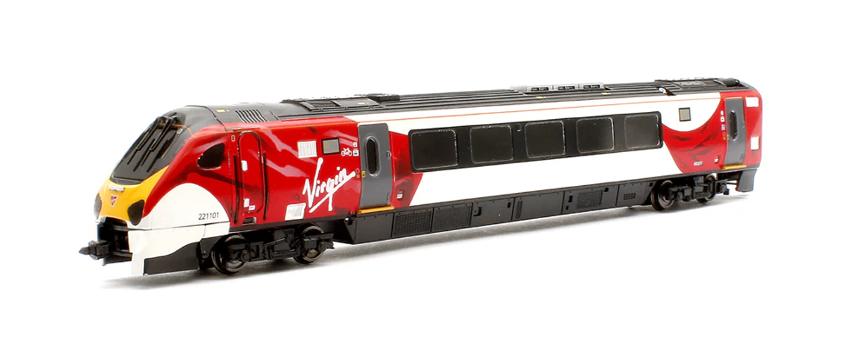 2D-023-002 Class 221 5 Car Set 221101 101 Squadron Virgin New - Image 14