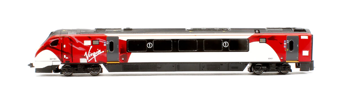 2D-023-002 Class 221 5 Car Set 221101 101 Squadron Virgin New - Image 3