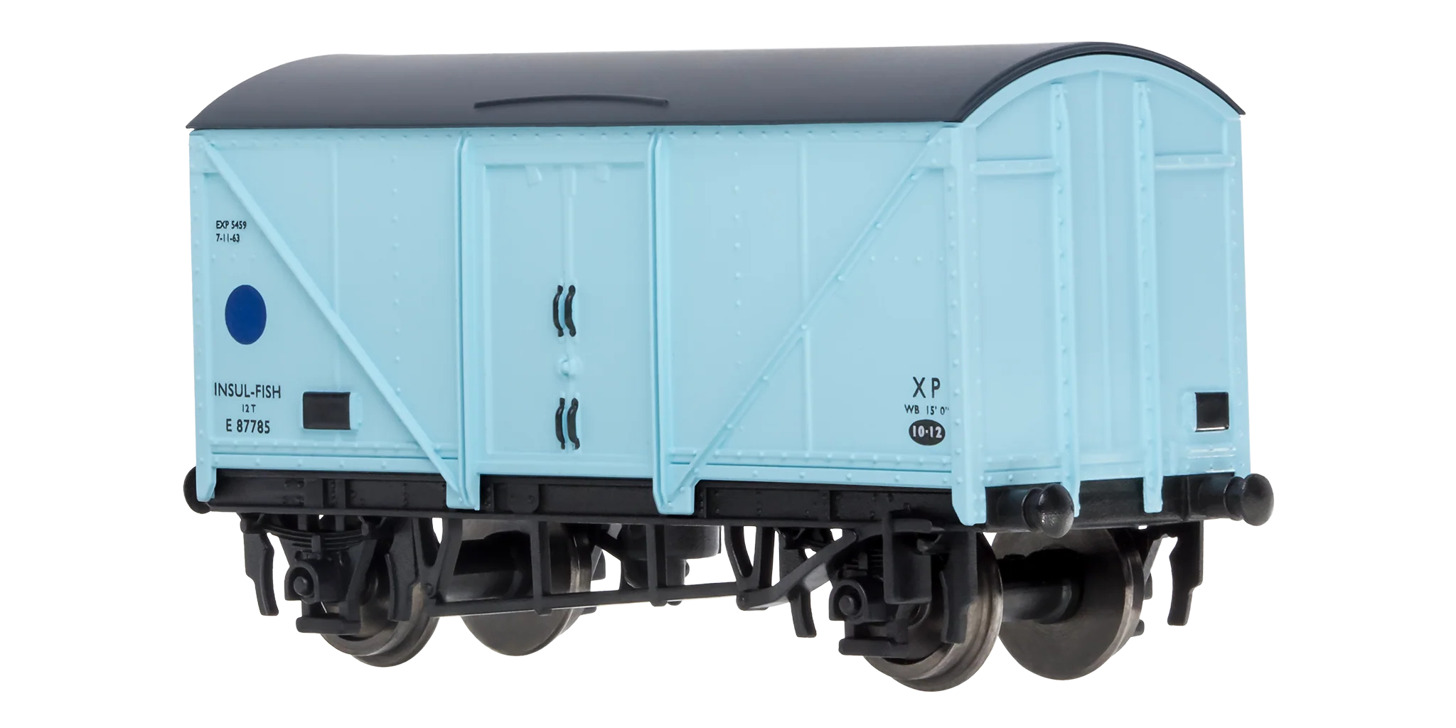 2F-019-011 Blue Spot Fish Van Light Blue E87785 - Image 2