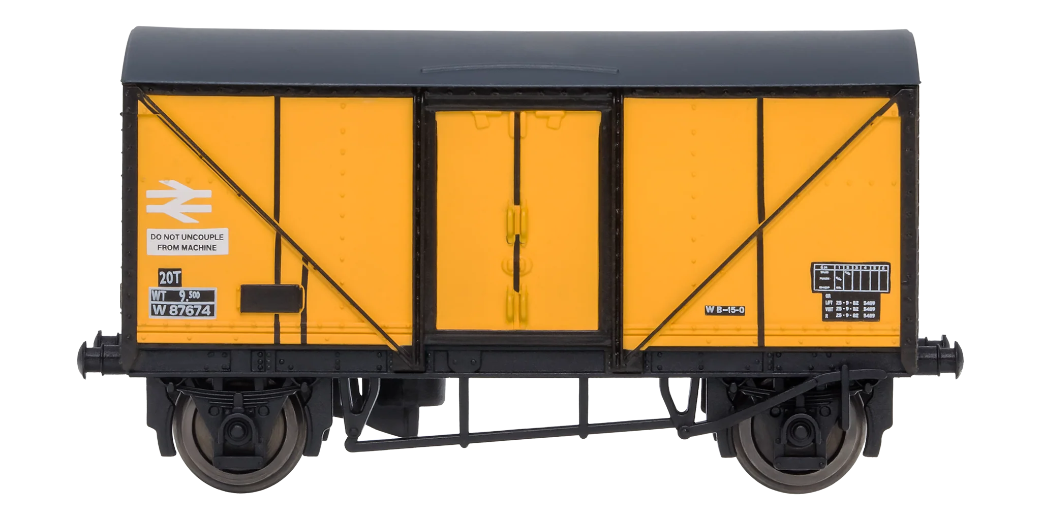 2F-019-015 Ex Blue Spot Fish Van Departmental Yellow W87674