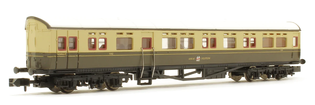 2P-004-017 Autocoach GWR Great Crest Western Chocolate & Cream 192 - Image 3