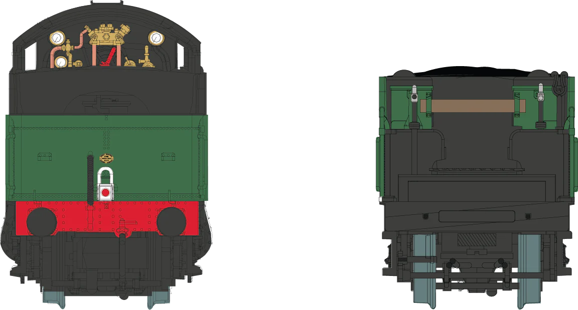 2S-001-006D 4-6-0 Fringford Manor 7814 Green Shirt GWR Steam Locomotive - DCC Fitted - Image 4