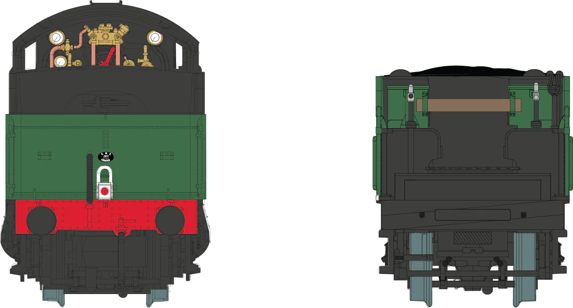 2S-001-007D 4-6-0 Compton Manor 7807 Green G Crest W Steam Locomotive - DCC Fitted - Image 4