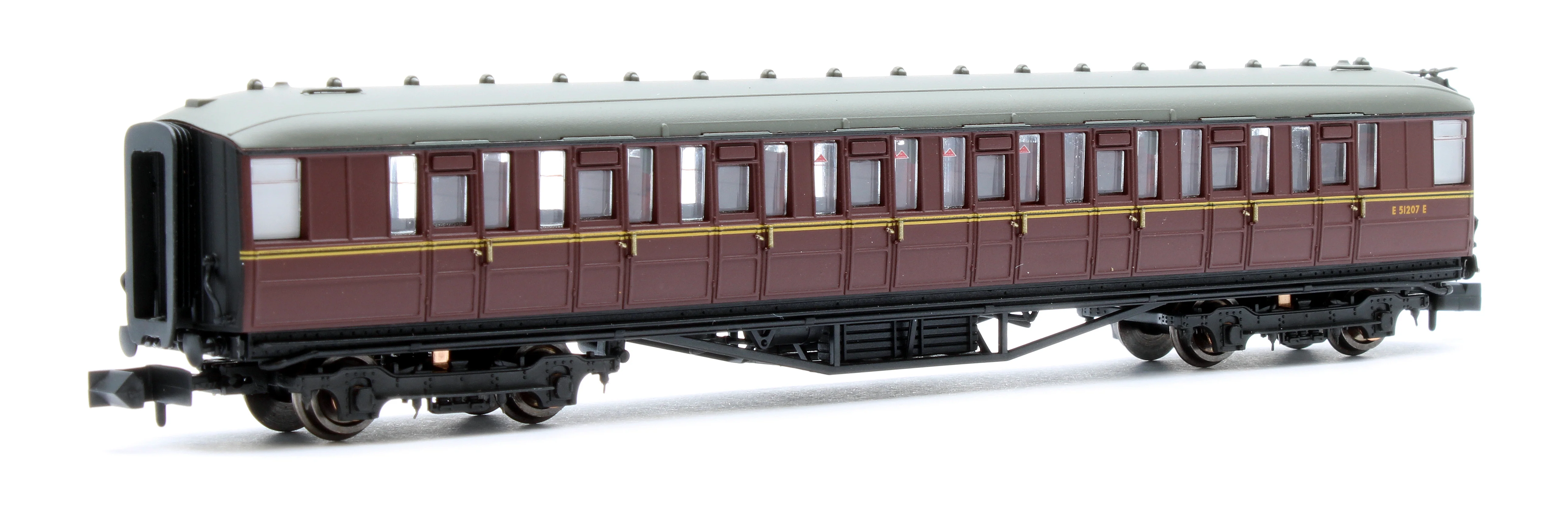 2S-008-018 A4 Dominion of New Zealand 60013 BR Late Crest & 4 Gresley Coaches - Image 12