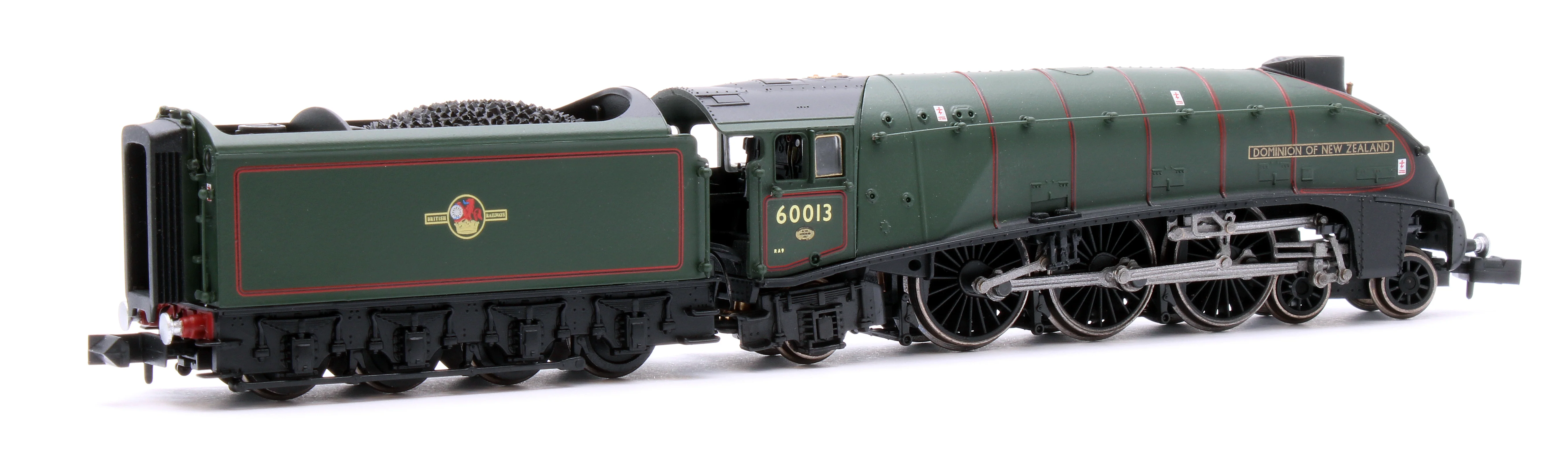 2S-008-018 A4 Dominion of New Zealand 60013 BR Late Crest & 4 Gresley Coaches - Image 4