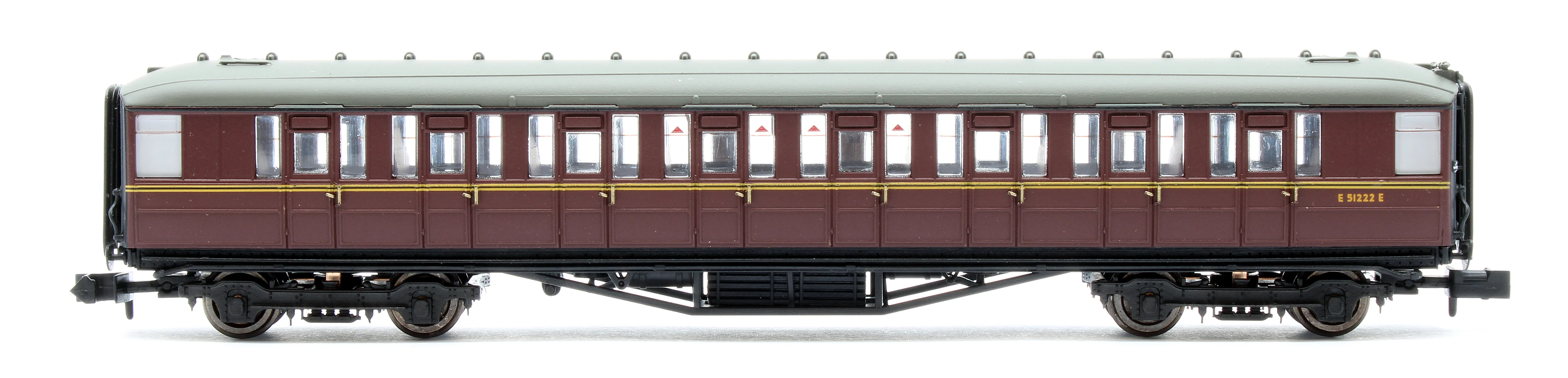 2S-008-018D A4 Dominion of New Zealand 60013 BR Late Crest & 4 Gresley Coaches - DCC Fitted - Image 15