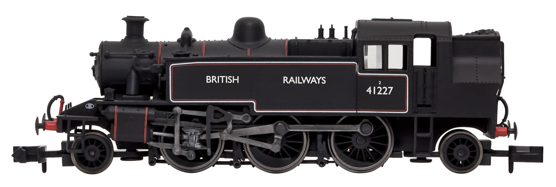 2S-015-006 Ivatt 2-6-2T 41227 "British Railways" Lined Black - Image 4