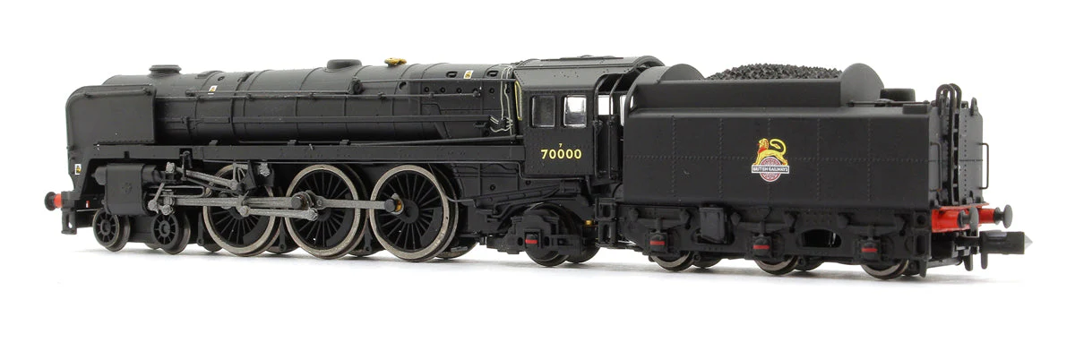 Pre-Owned 2S-017-006 Class 7MT Britannia 4-6-2 70000 BR Unlined Black Early Crest - Image 2