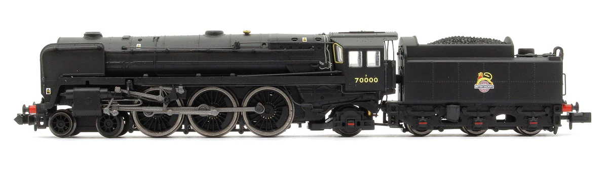 Pre-Owned 2S-017-006 Class 7MT Britannia 4-6-2 70000 BR Unlined Black Early Crest - Image 5