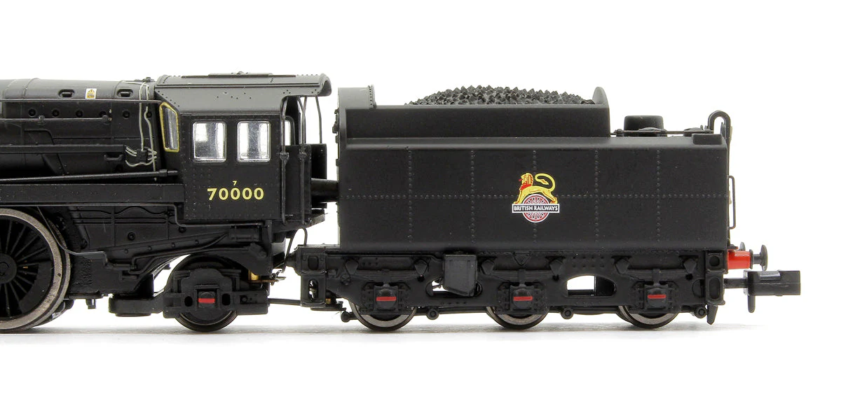 Pre-Owned 2S-017-006 Class 7MT Britannia 4-6-2 70000 BR Unlined Black Early Crest - Image 7