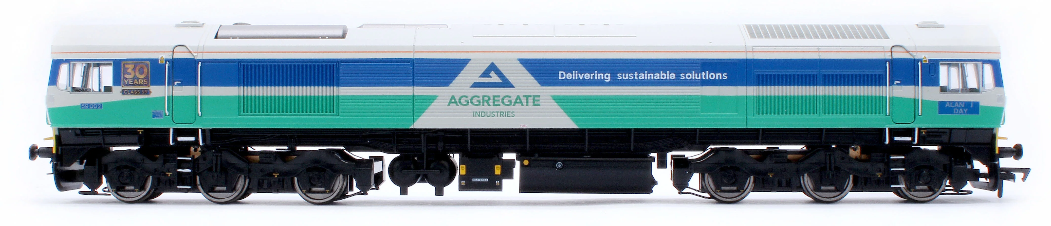 4D-005-010 Class 59 Aggregate Industries 59002 Alan J Day Diesel Locomotive - Image 2