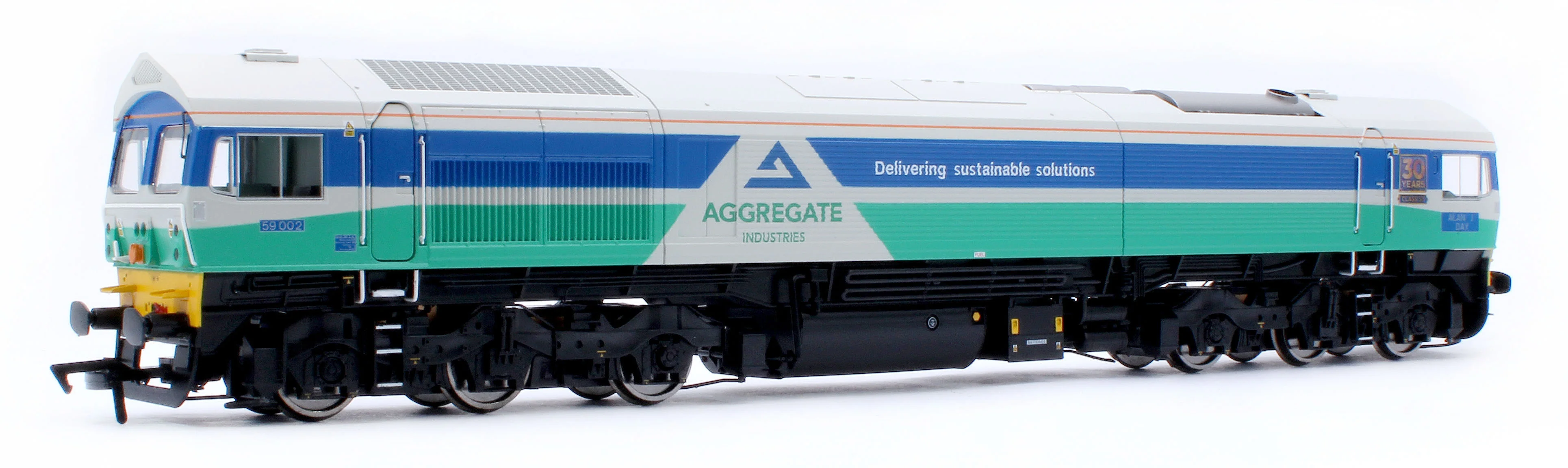 4D-005-010 Class 59 Aggregate Industries 59002 Alan J Day Diesel Locomotive - Image 4