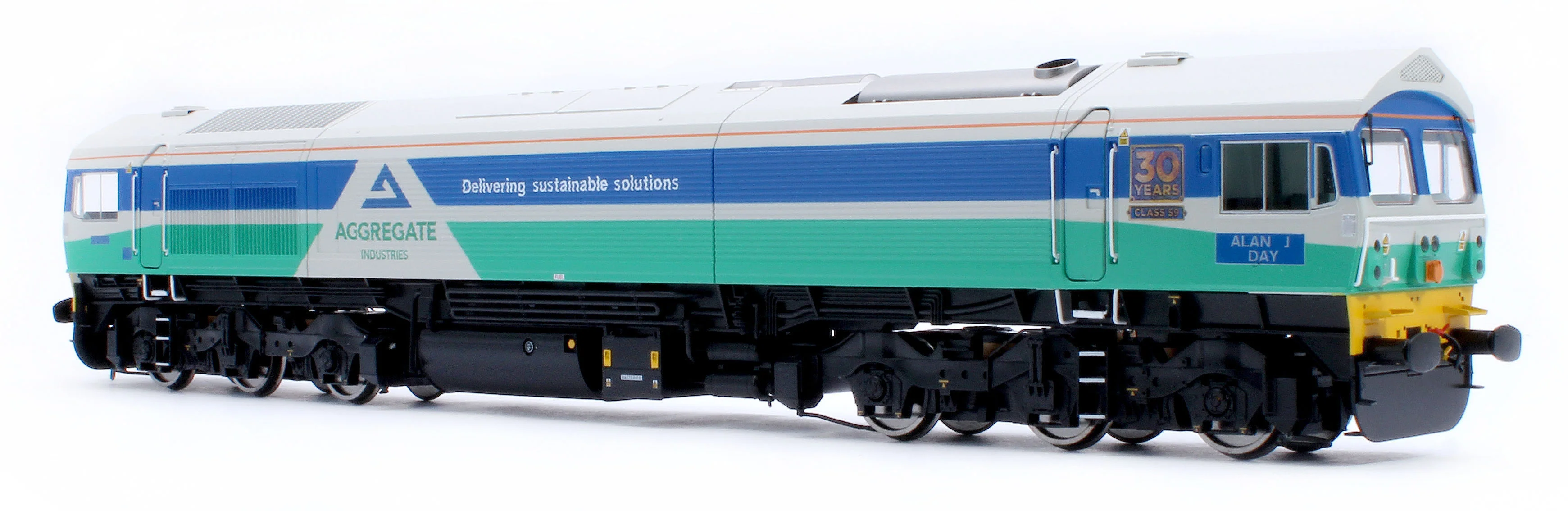 4D-005-010 Class 59 Aggregate Industries 59002 Alan J Day Diesel Locomotive - Image 5