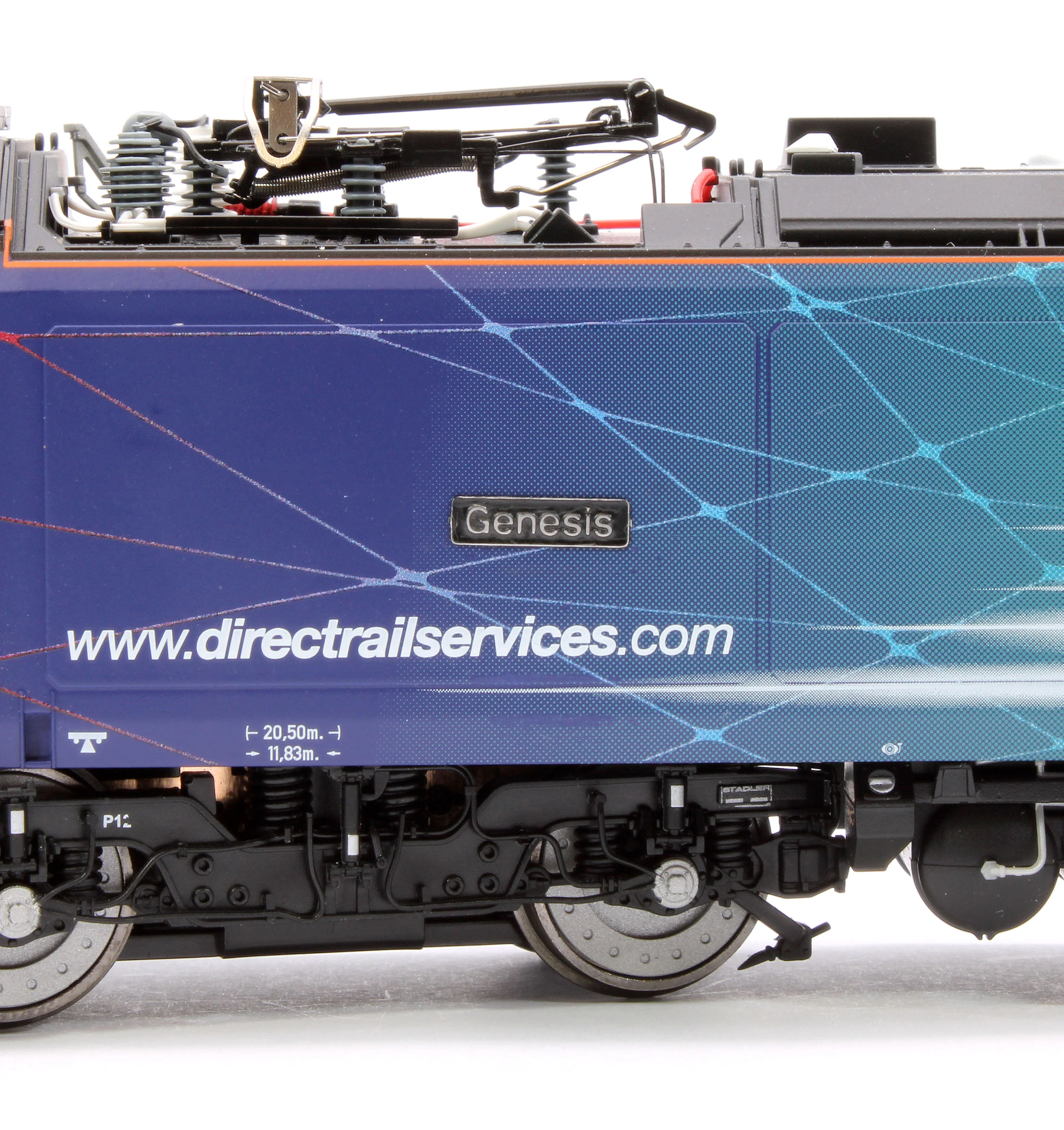 4D-088-002S Class 88 'Genesis' 88003 DRS Electro-Diesel Locomotive (DCC Sound & Working Pantograph) - Image 7