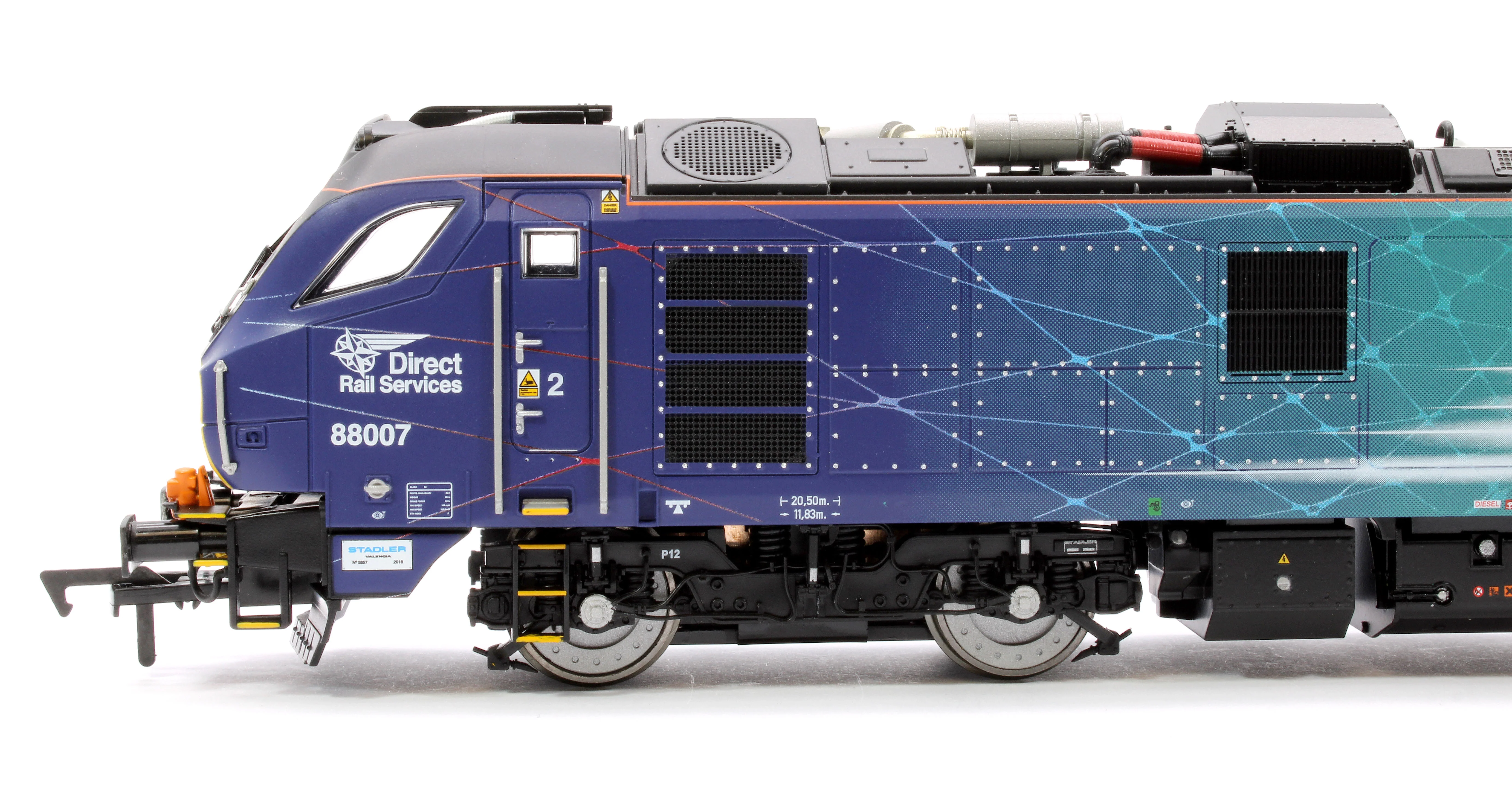 4D-088-003 Class 88 'Electra' 88007 DRS Electro-Diesel Locomotive - Image 10