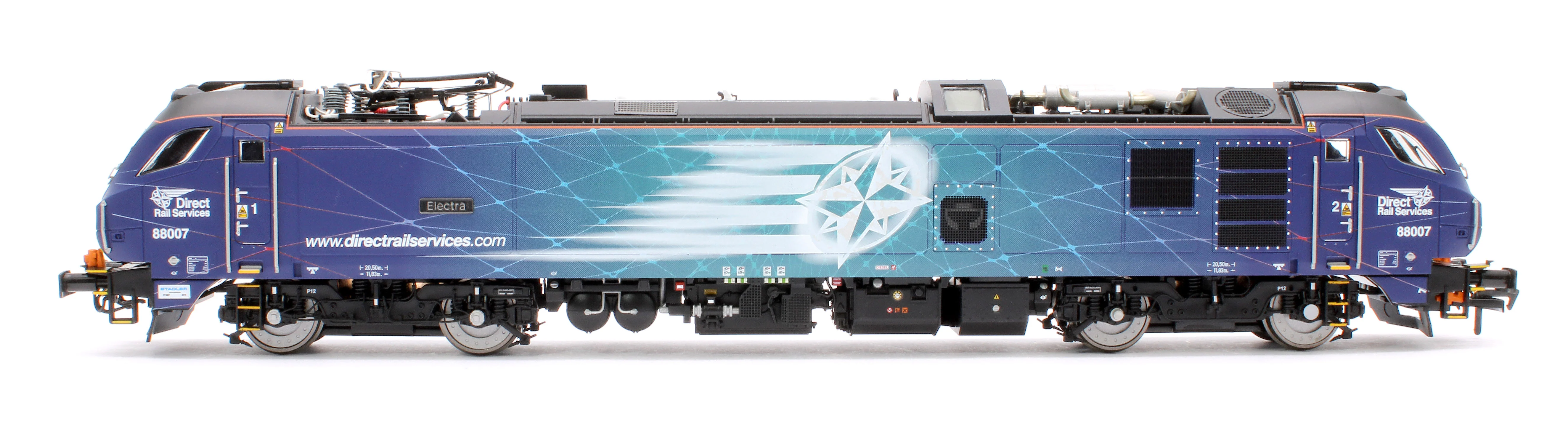 4D-088-003 Class 88 'Electra' 88007 DRS Electro-Diesel Locomotive - Image 8
