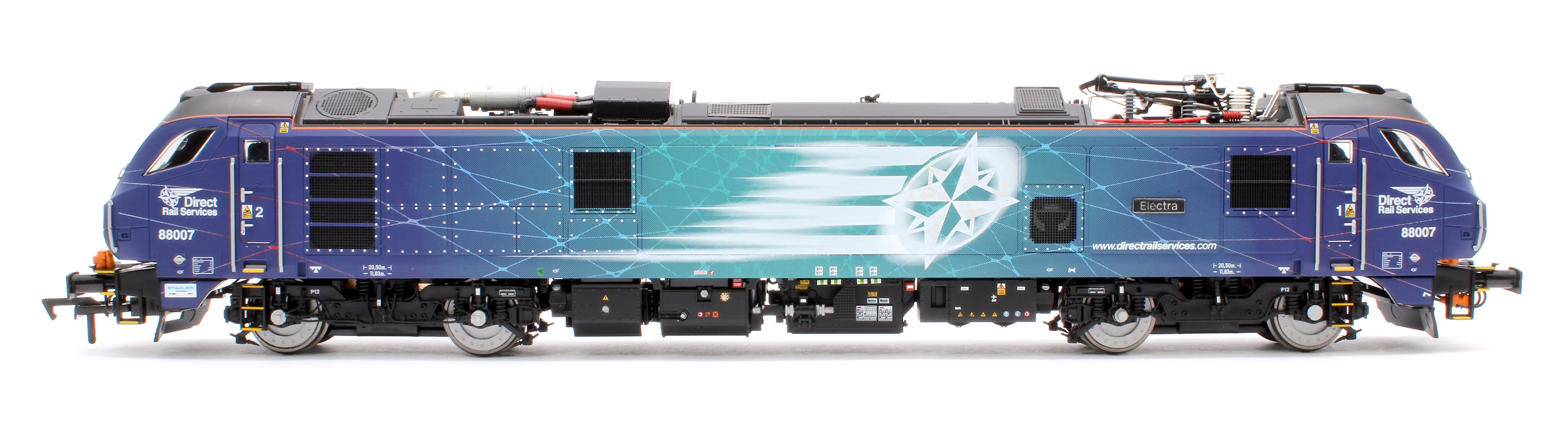 4D-088-003 Class 88 'Electra' 88007 DRS Electro-Diesel Locomotive - Image 9
