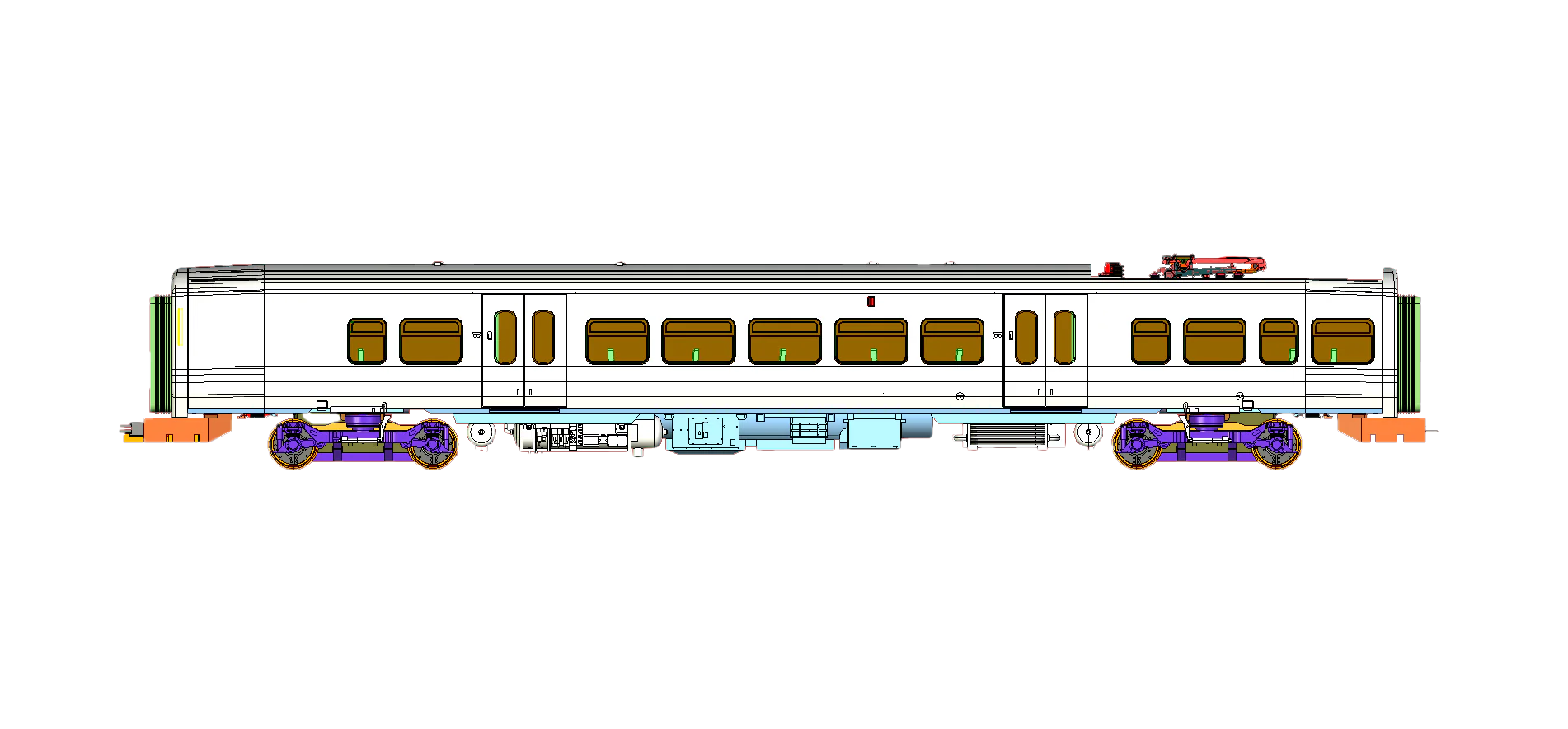 4D-323-004D Class 323 First North Western “Barbie” with Northern branding 3 Car EMU Set - DCC Fitted - Image 13