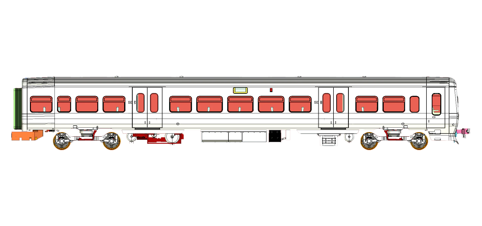 4D-323-006S Class 323 323225 Northern New – White / Blue 3 Car EMU Set - DCC Sound Fitted - Image 18