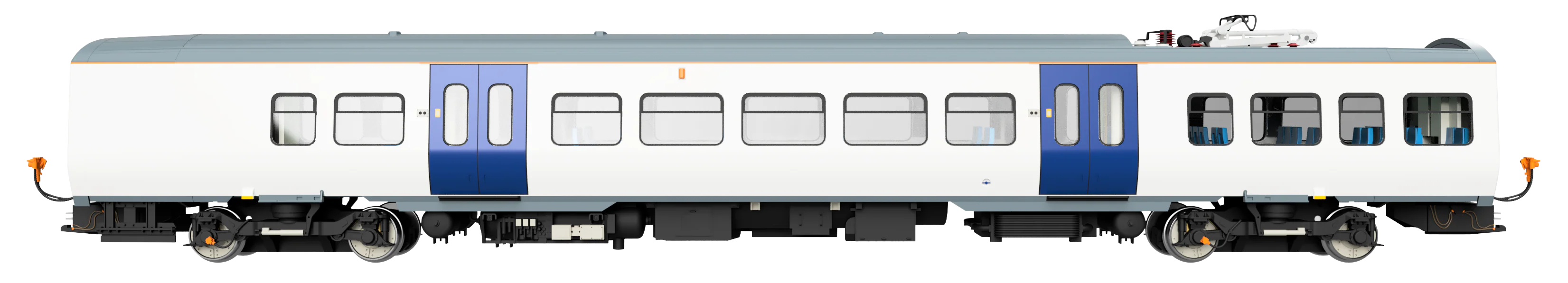 4D-323-006S Class 323 323225 Northern New – White / Blue 3 Car EMU Set - DCC Sound Fitted - Image 2