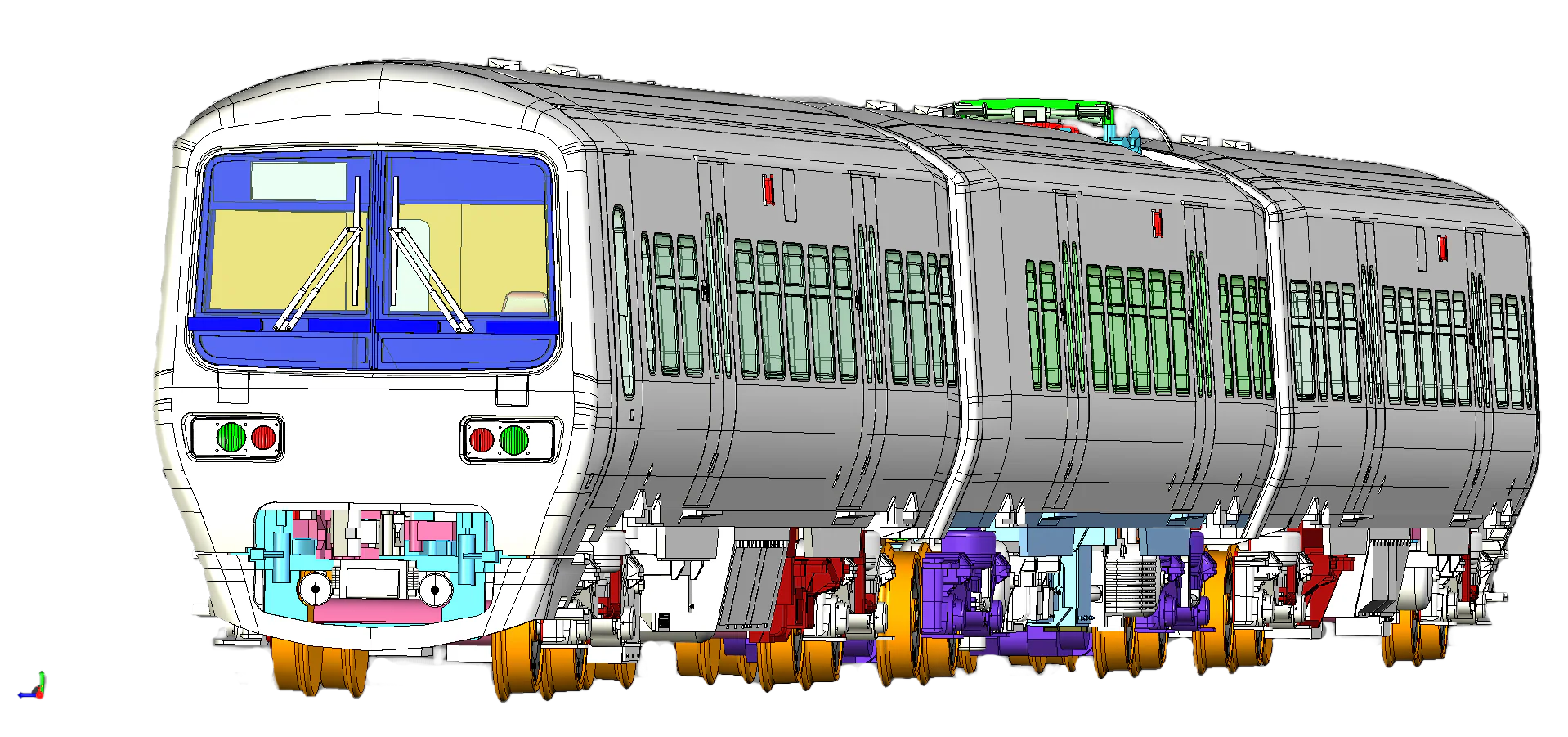 4D-323-006S Class 323 323225 Northern New – White / Blue 3 Car EMU Set - DCC Sound Fitted - Image 9