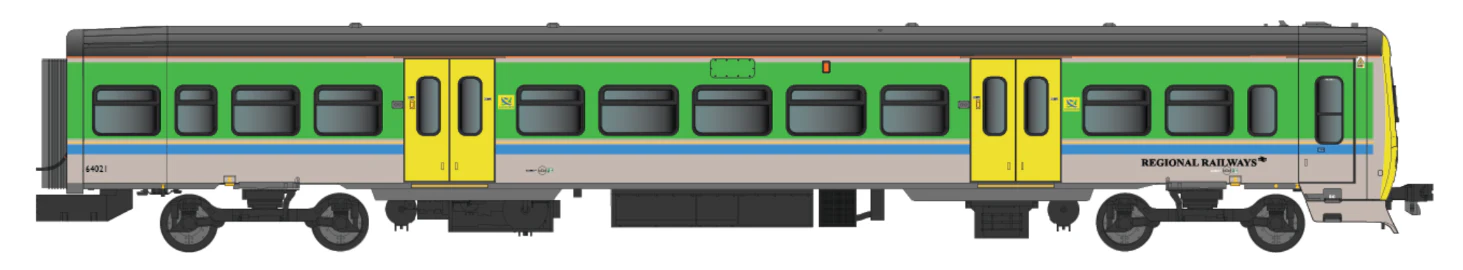 4D-323-007S Class 323 323221 Regional Railways Centro Heritage Repaint 3 Car EMU Set - DCC Sound Fitted - Image 2