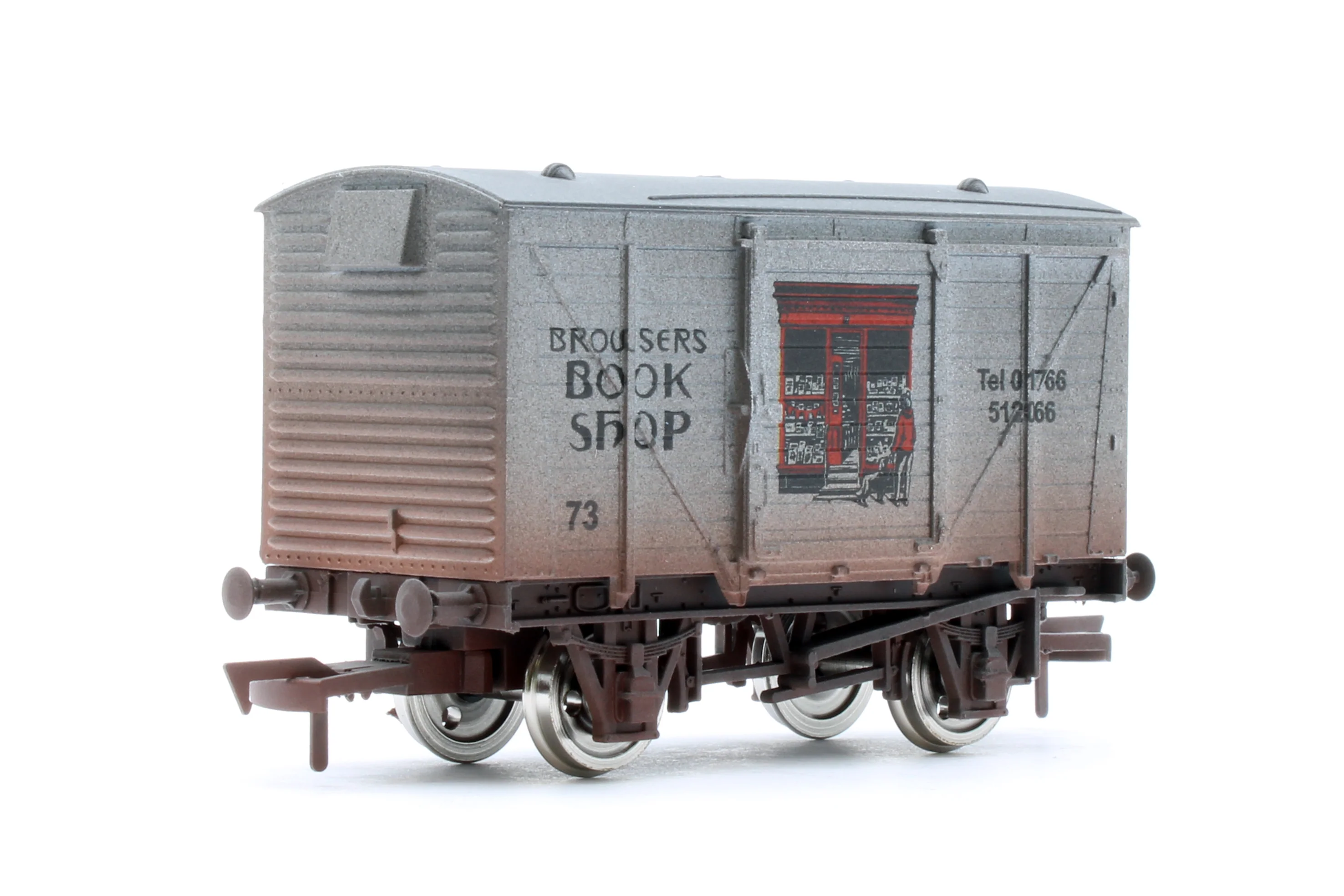 4F-011-175 Ventilated Van Browsers Bookshop - Weathered - Image 2