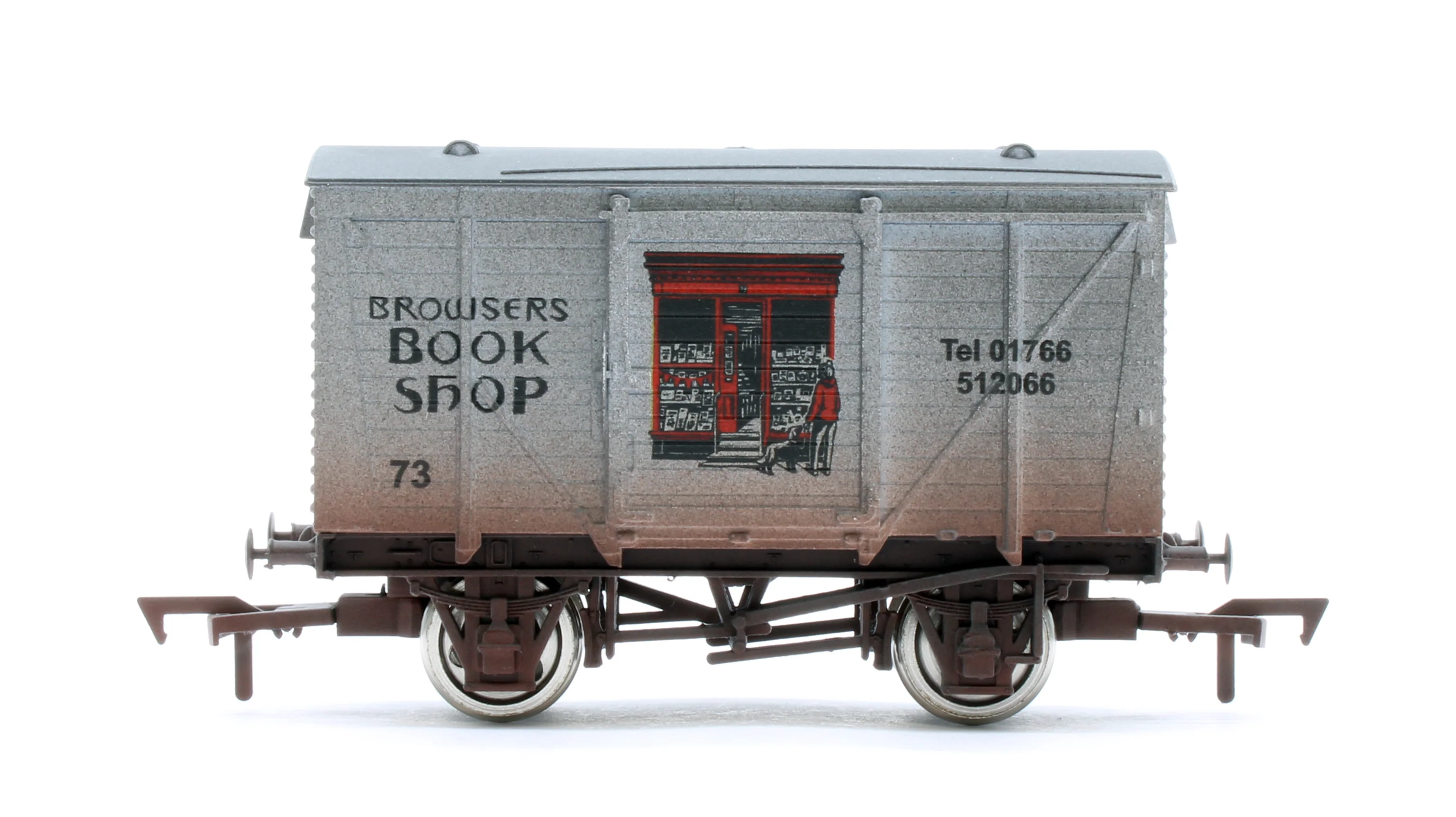 4F-011-175 Ventilated Van Browsers Bookshop - Weathered - Image 3