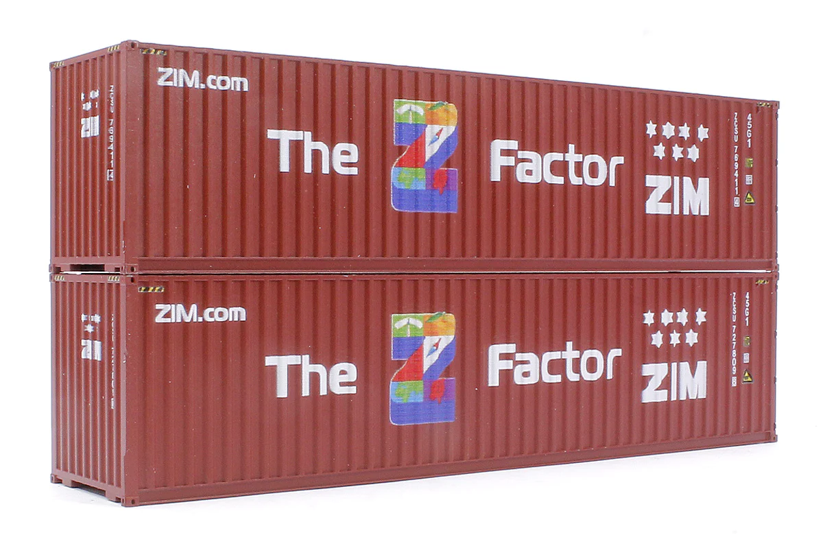 4F-028-152 40 Ft High Cube Container ZIM 769411-4/727809-8 Twin pack