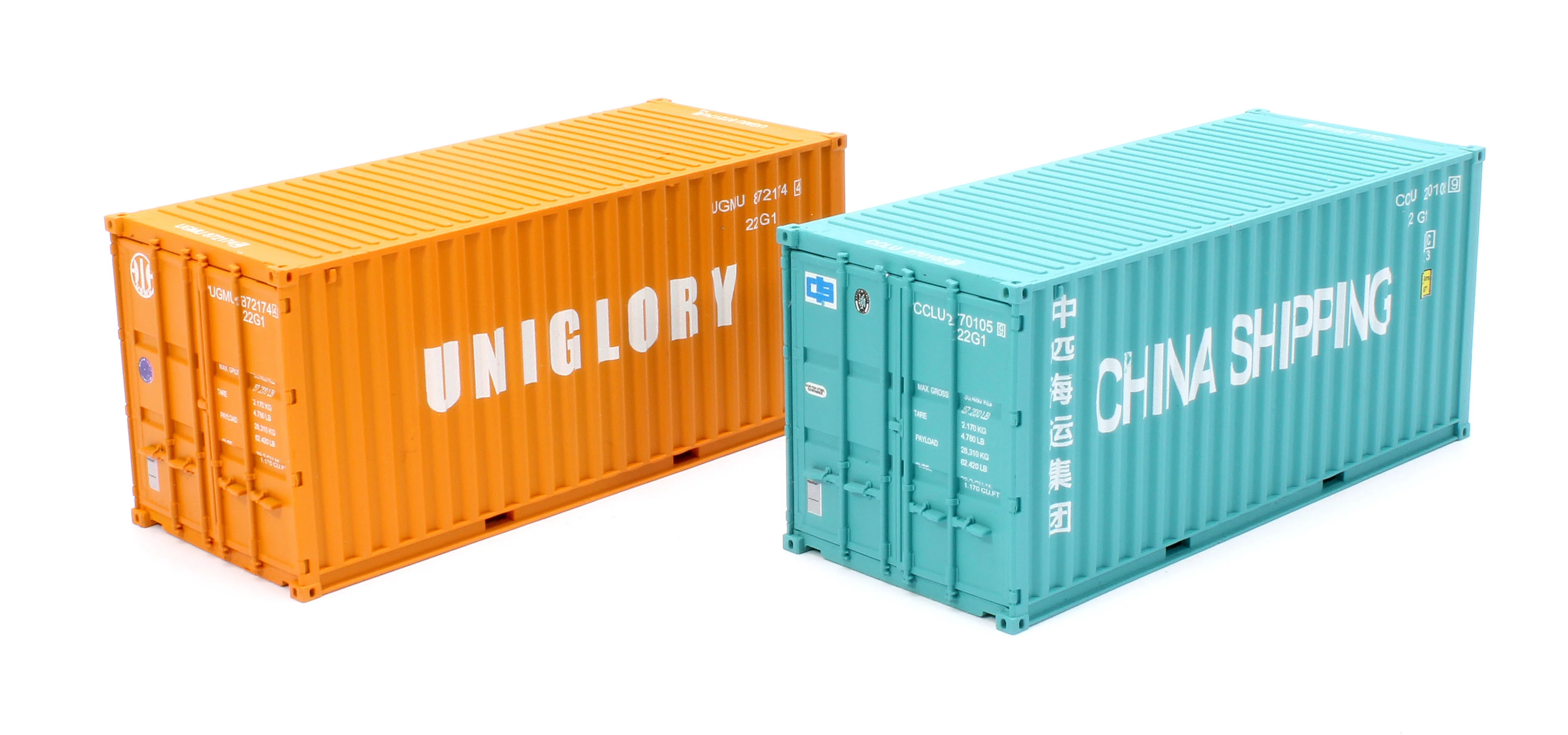 4F-028-214 20Ft' Container Uniglory 872174 4/ China Shipping 270105 9