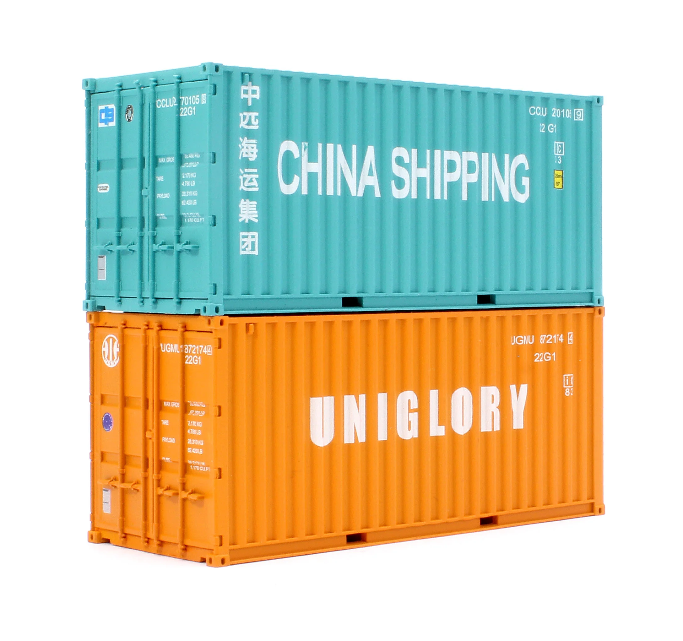 4F-028-214 20Ft' Container Uniglory 872174 4/ China Shipping 270105 9 - Image 4