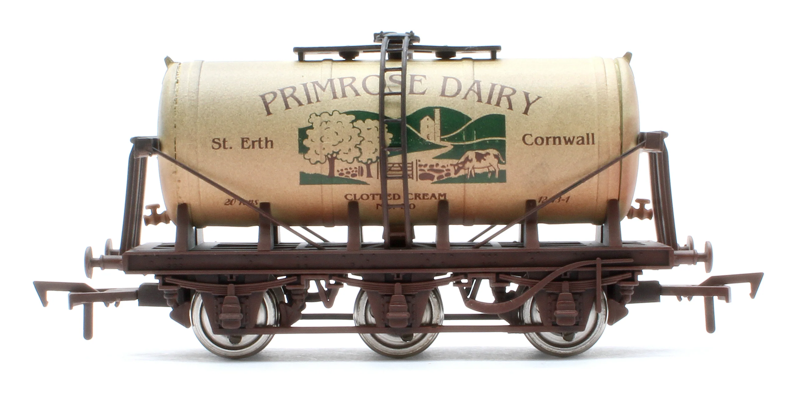4F-031-138 6 Wheel Milk Tanker Primrose Dairy Weathered - Image 4
