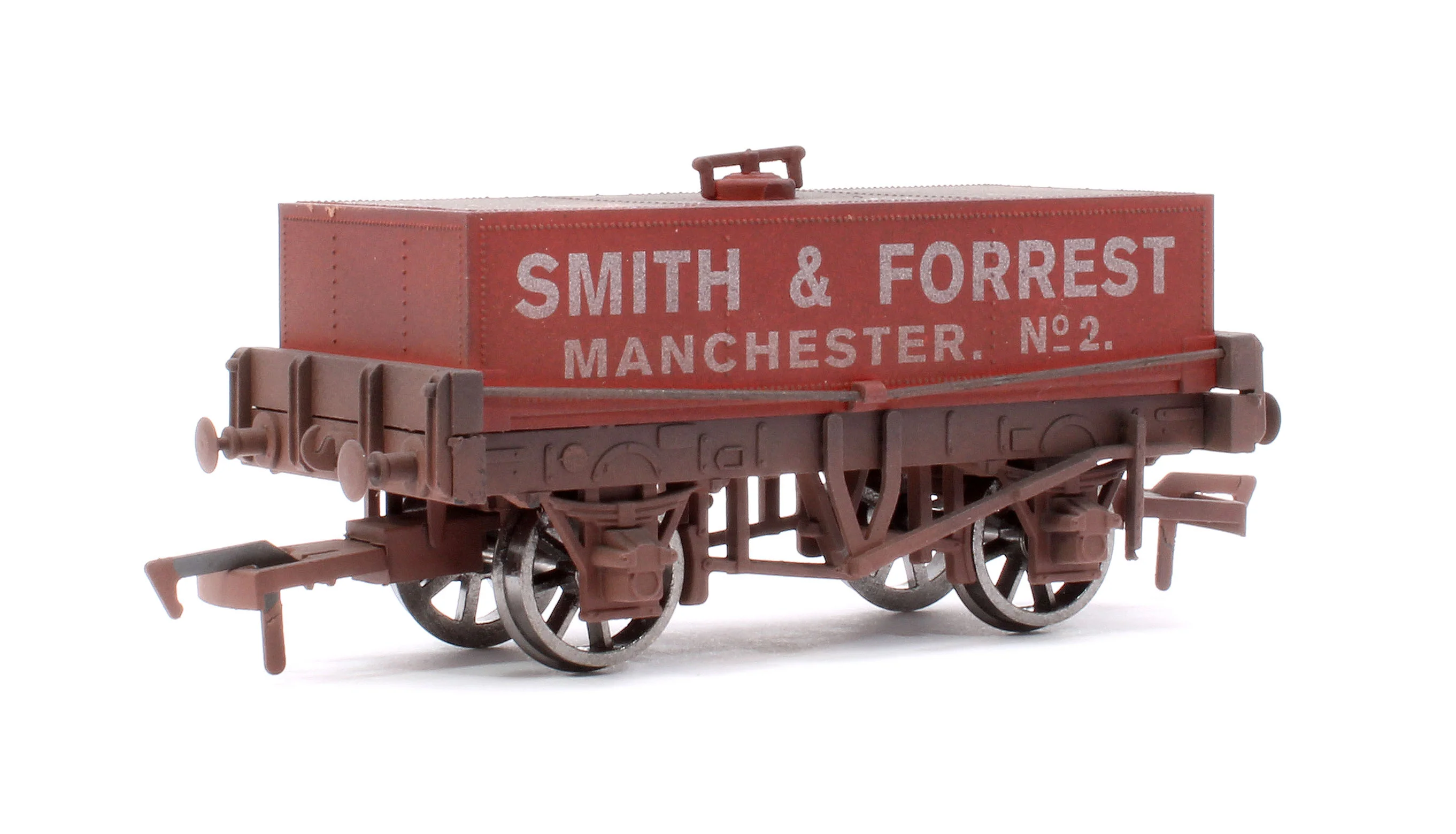 4F-032-008 Smith & Forrest Rectangular Tank Wagon No.2 - Weathered
