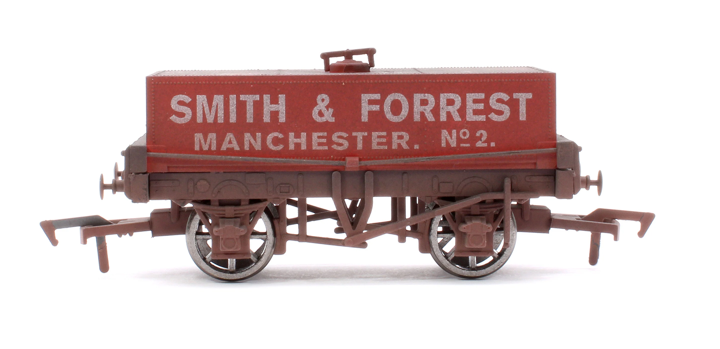 4F-032-008 Smith & Forrest Rectangular Tank Wagon No.2 - Weathered - Image 2