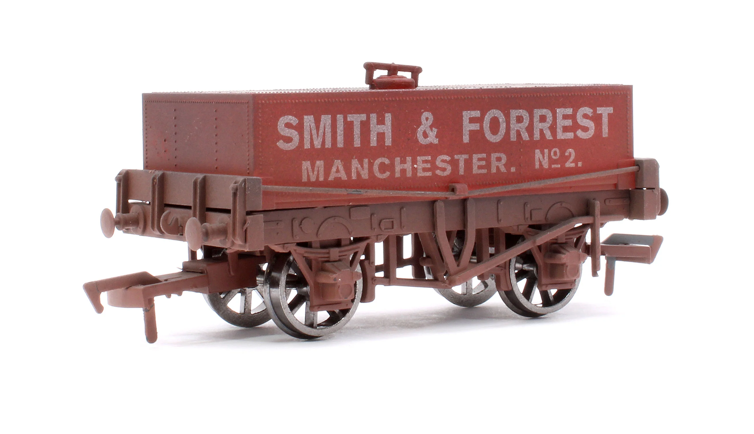4F-032-008 Smith & Forrest Rectangular Tank Wagon No.2 - Weathered - Image 3