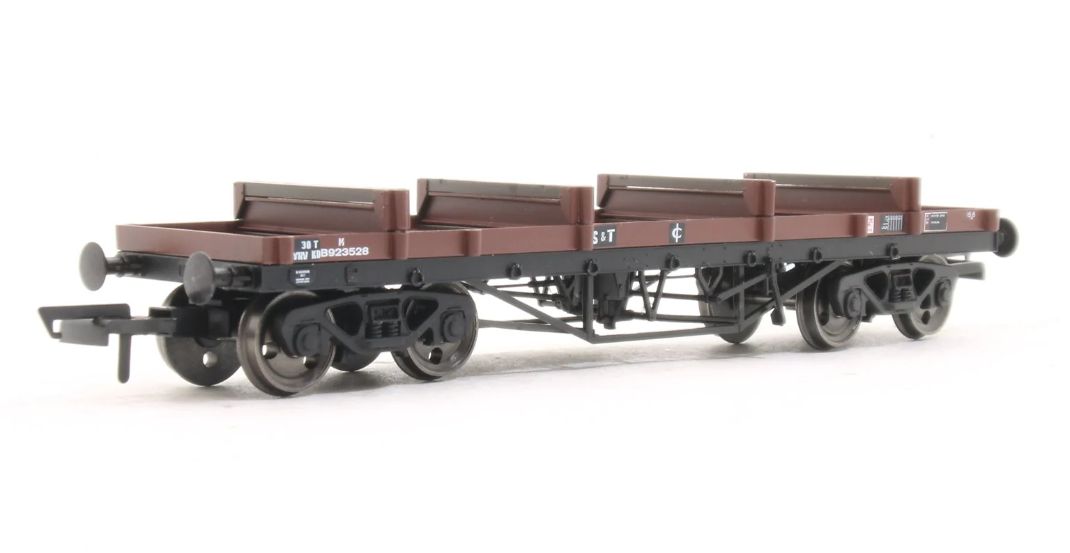 4F-061-003 Bogie Bolster Wagon BR 923528 Bauxite (TOPS YRV (S&T))