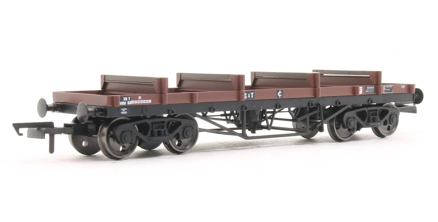 4F-061-003 Bogie Bolster Wagon BR 923528 Bauxite (TOPS YRV (S&T)) - Image 2