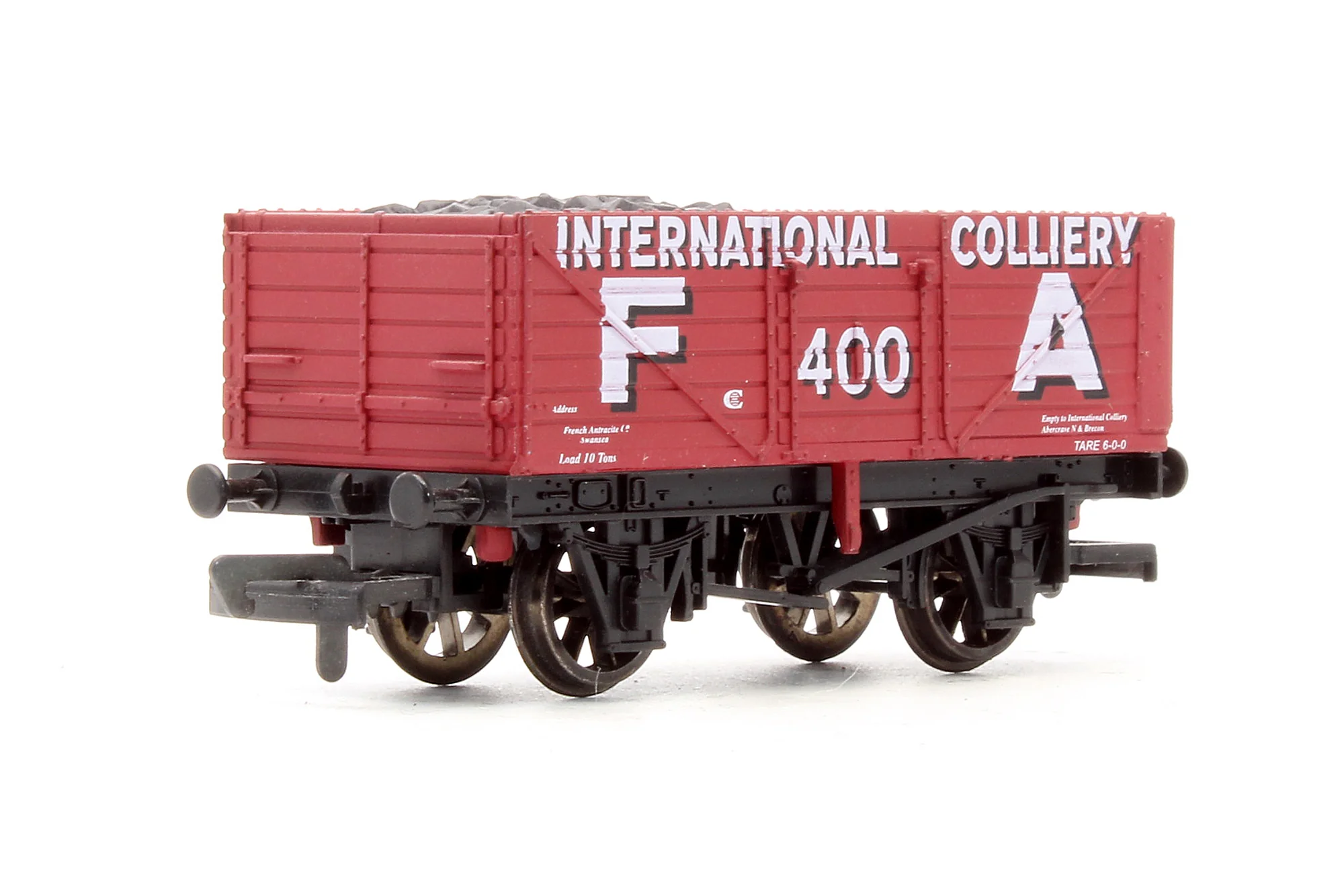 4F-French-Anthracite Pre-Owned 'International Colliery French Anthracite' 7 Plank Wagon No.400 - Limited Edition