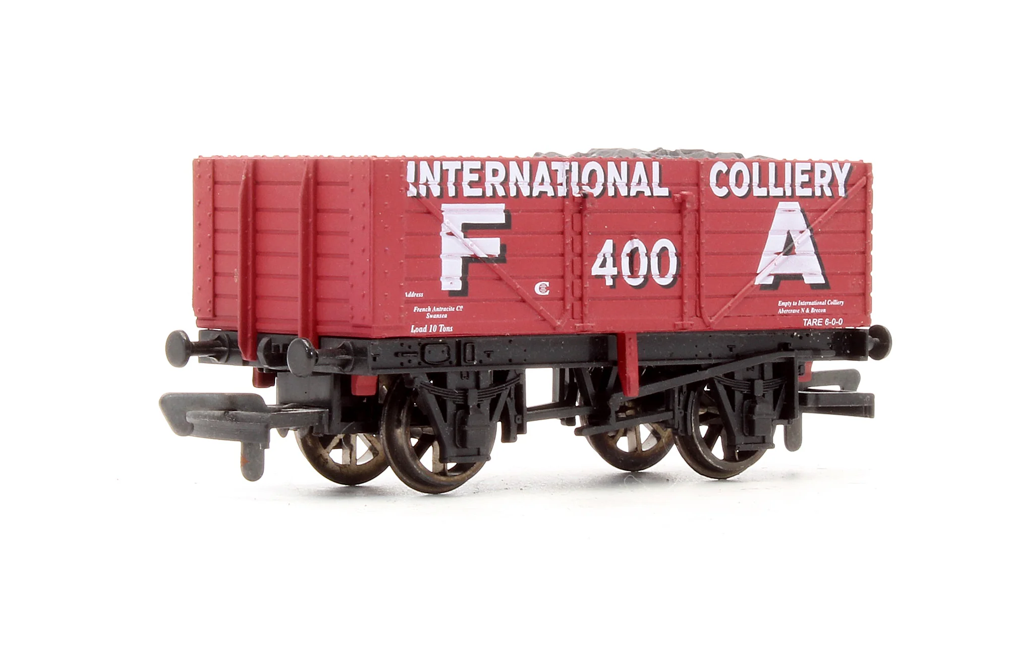 4F-French-Anthracite Pre-Owned 'International Colliery French Anthracite' 7 Plank Wagon No.400 - Limited Edition - Image 2