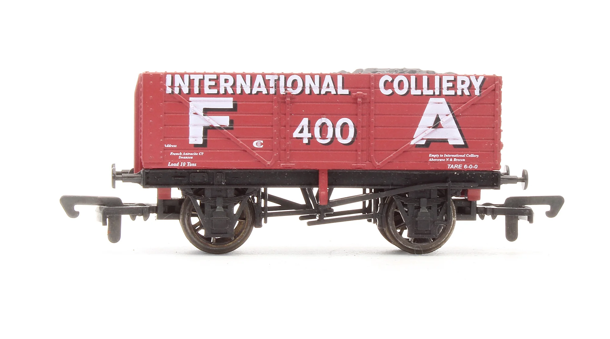 4F-French-Anthracite Pre-Owned 'International Colliery French Anthracite' 7 Plank Wagon No.400 - Limited Edition - Image 3