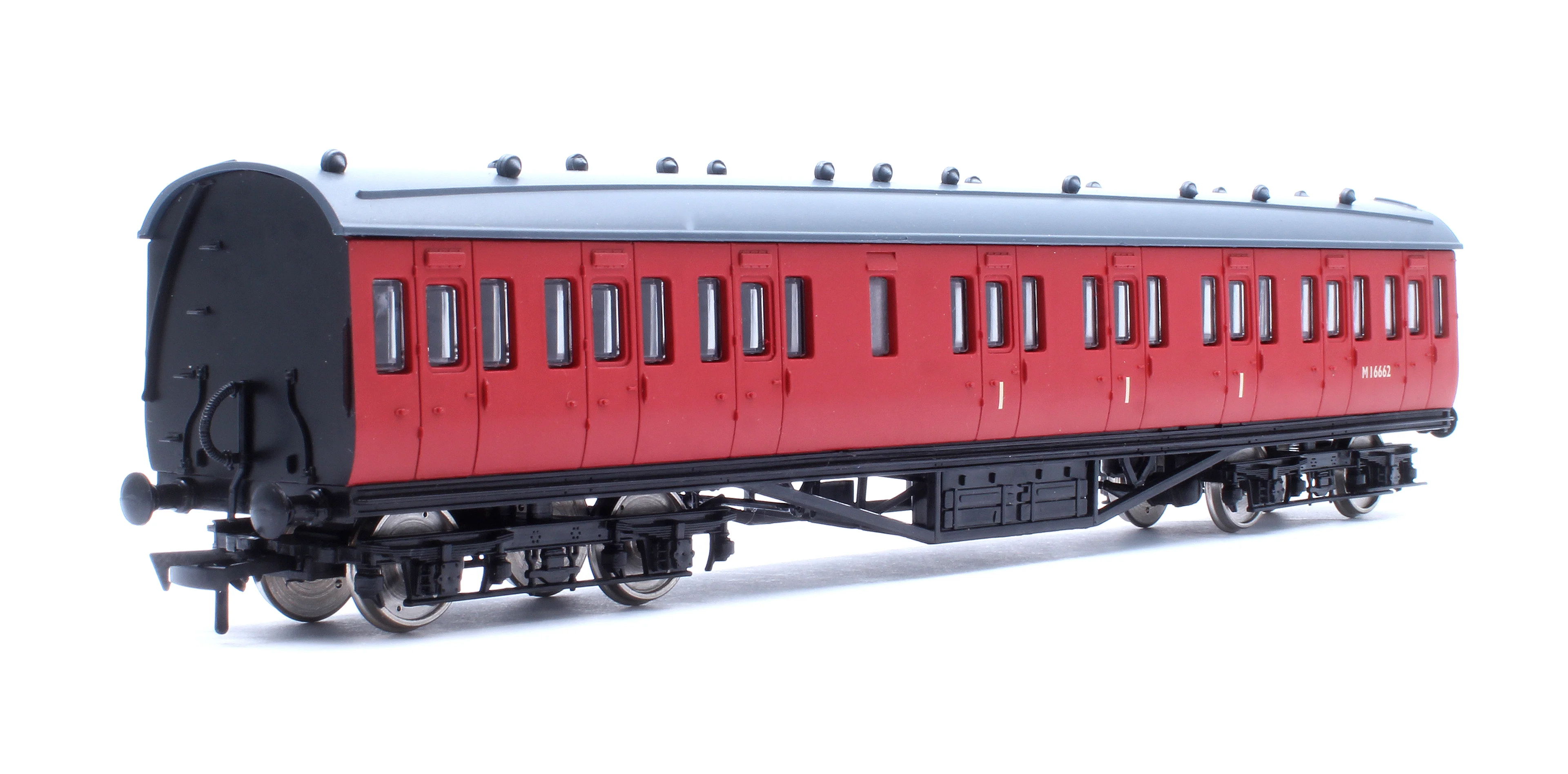 4P-010-052 57ft Stanier Non-Corridor Composite M16662 BR Unlined Carmine - Image 3
