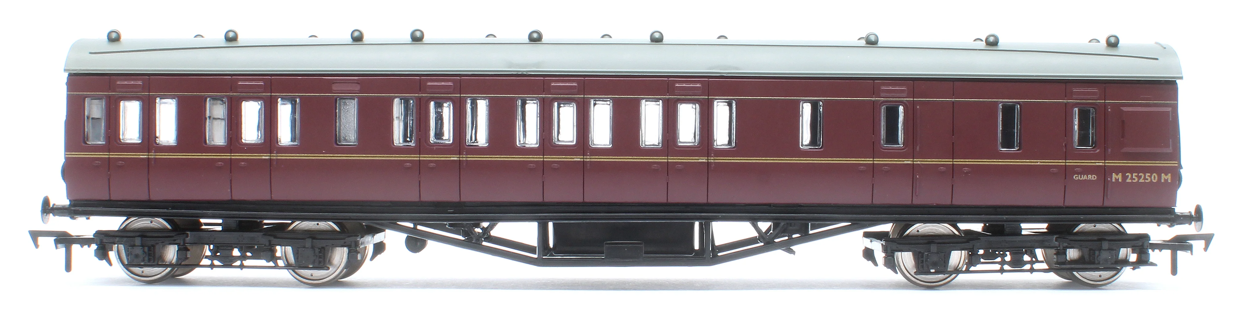 4P-010-301 57ft Stanier Non-Corridor Brake M25250M BR Lined Maroon - Image 2