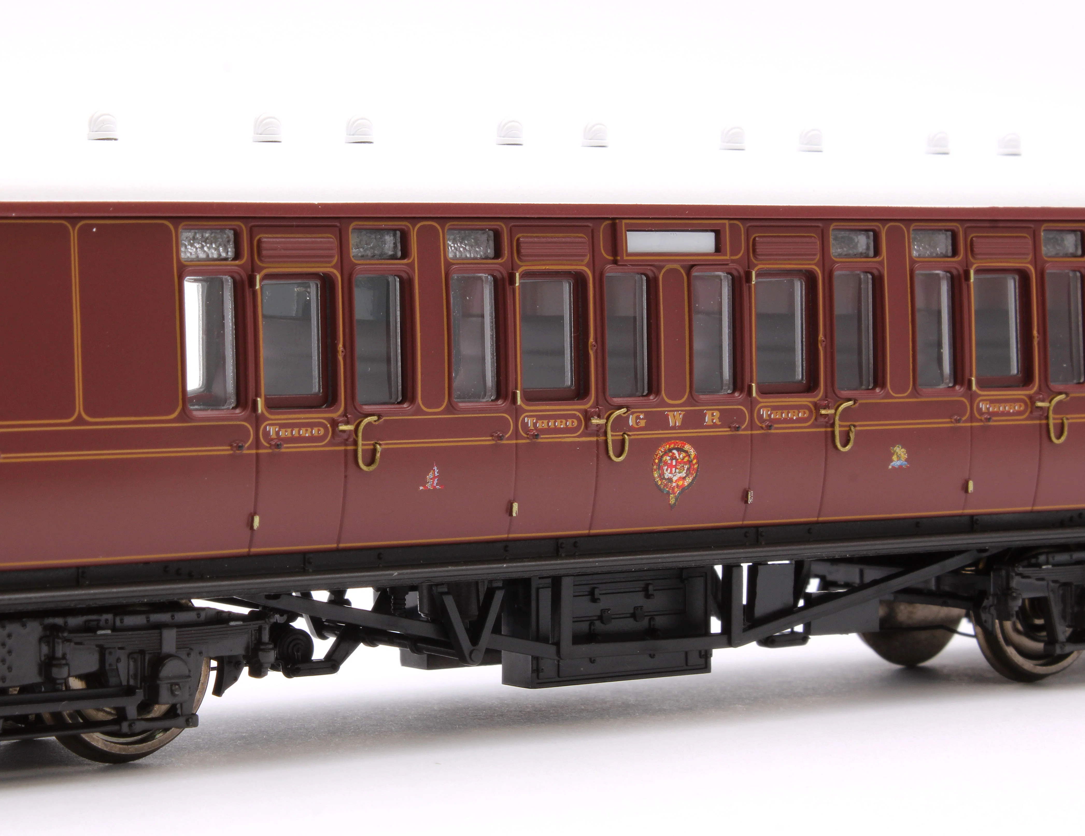 4P-020-002 GWR Toplight Mainline City Lined Crimson Third Brake 3748 Set 1 - Image 4