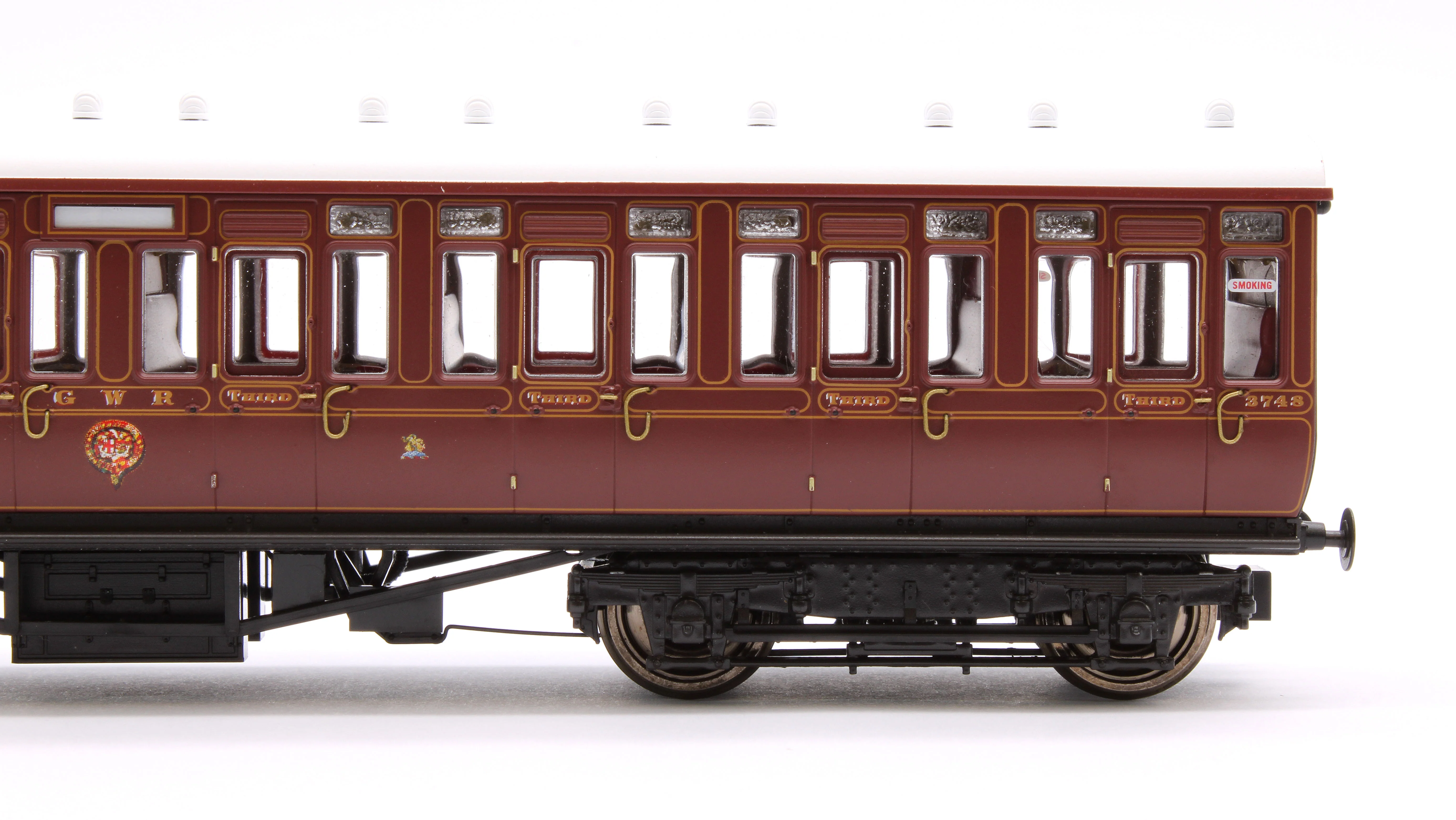 4P-020-002 GWR Toplight Mainline City Lined Crimson Third Brake 3748 Set 1 - Image 5