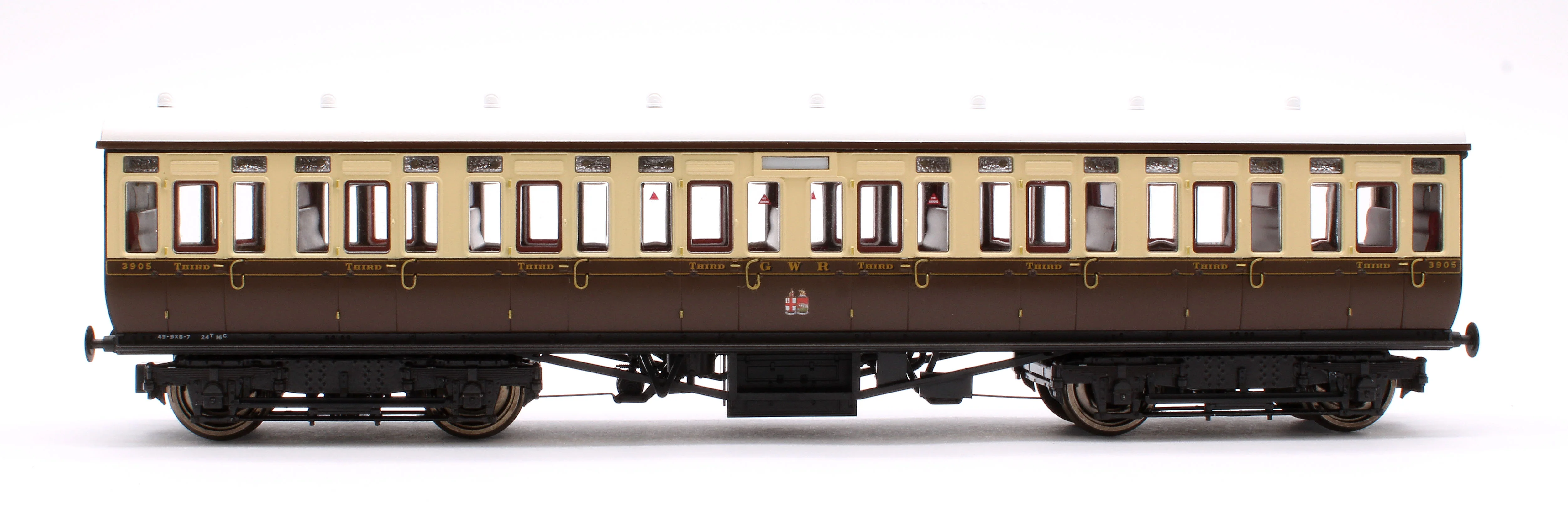 4P-020-211 GWR Toplight Mainline City Twin City Chocolate & Cream All 3rd 3905 Set 3 - Image 2