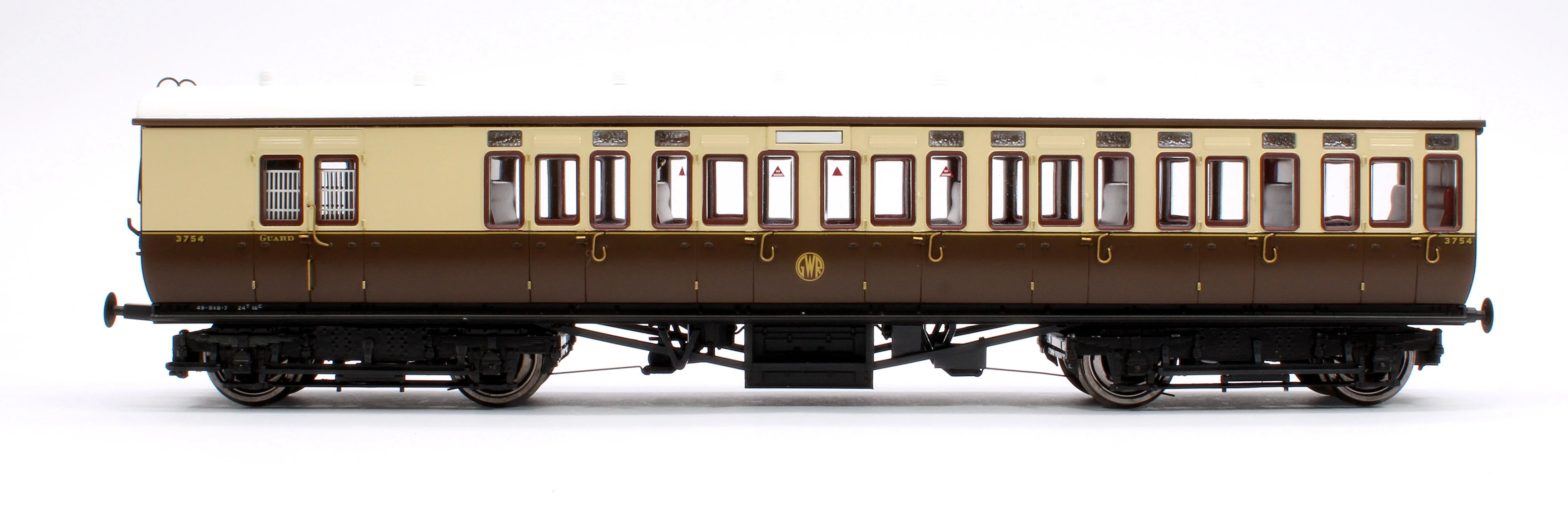 4P-020-302 GWR Toplight Mainline City GWR Shirtbutton Third Brake 3754 Set 4 - Image 2