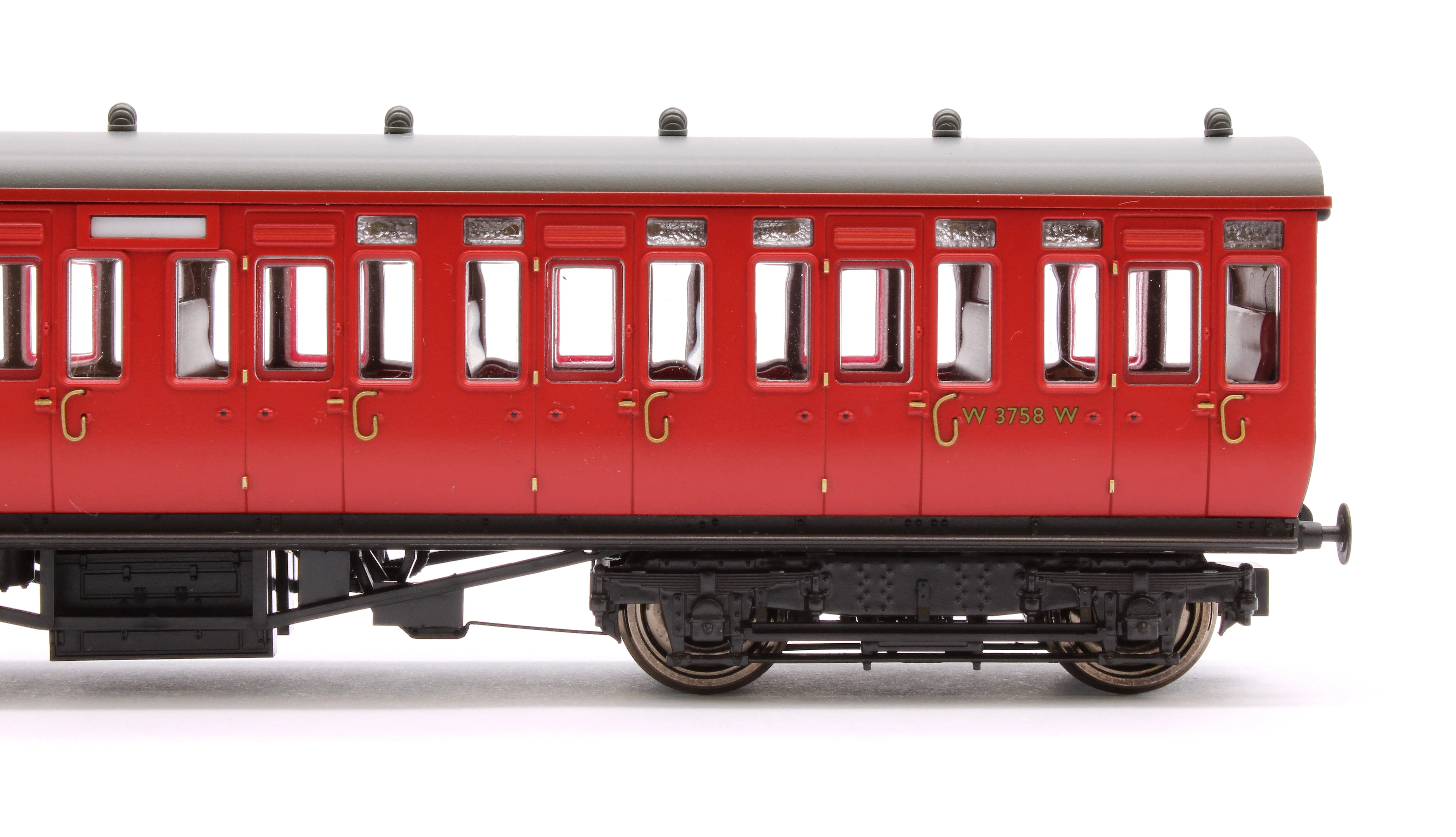 4P-020-502 GWR Toplight Mainline City BR Maroon Second Brake 3758 Set 6 - Image 5