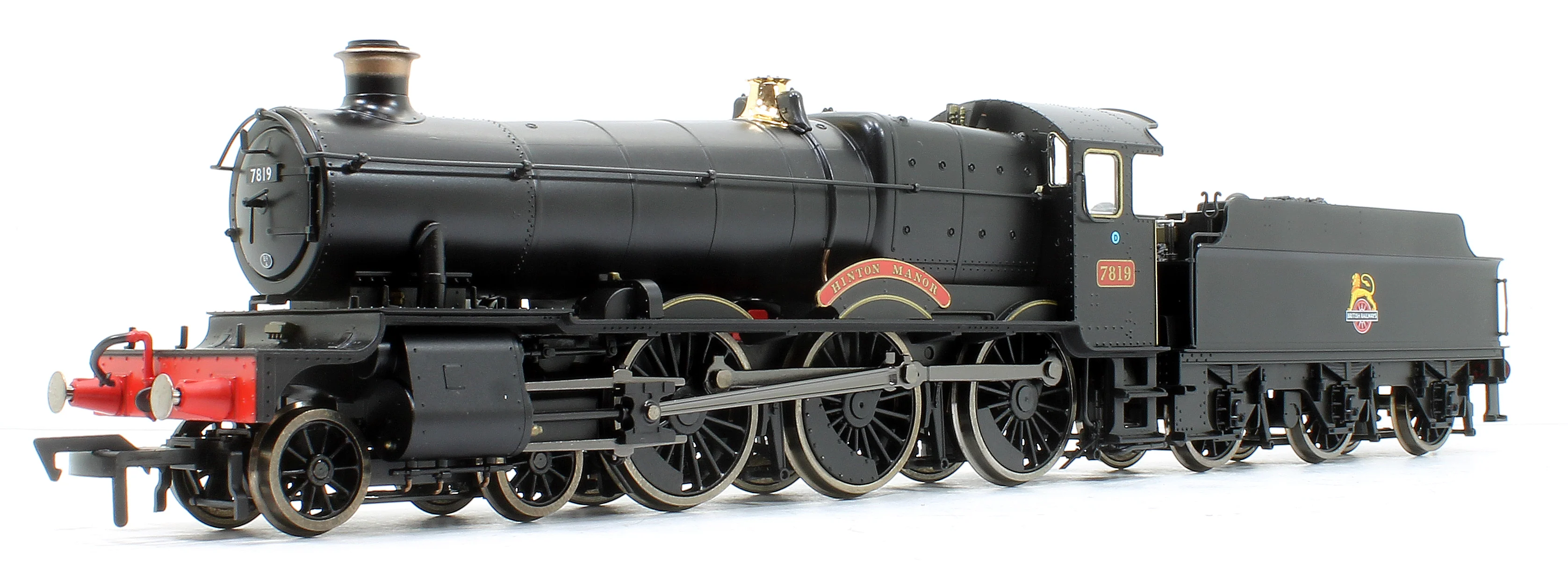 4S-001-005 Hinton Manor BR Black (Early Emblem) 78xx Manor Class 4-6-0 Steam Locomotive No.7819