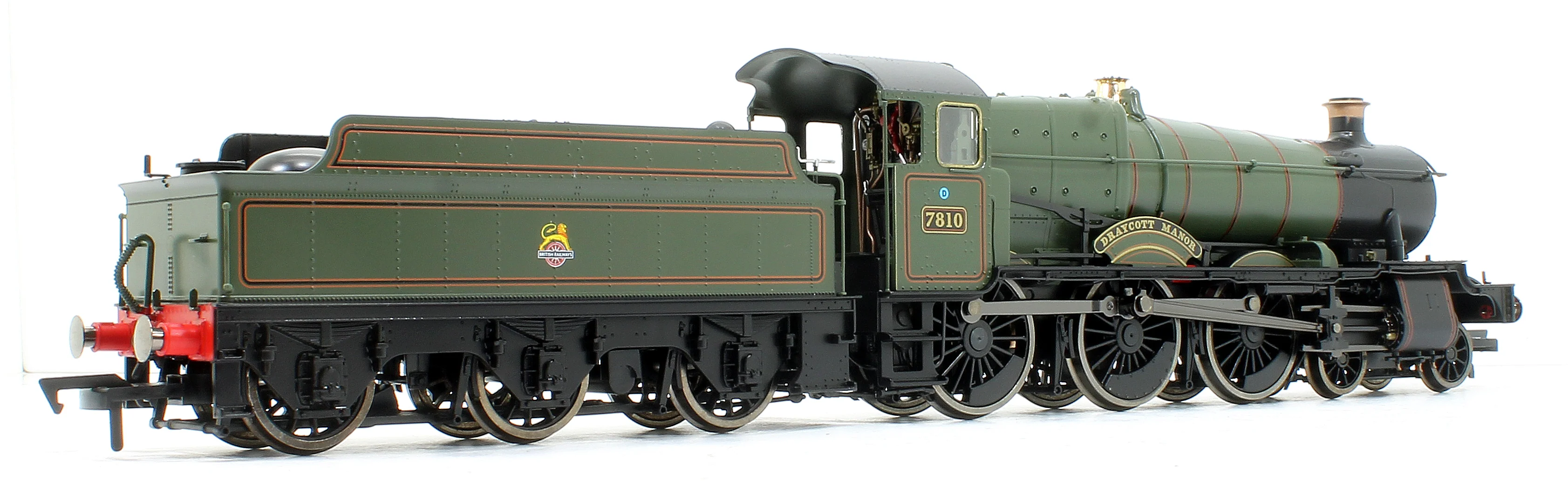 4S-001-006 Draycott Manor BR Lined Green (Early Emblem) 78xx Manor Class 4-6-0 Steam Locomotive No.7810 - Image 4